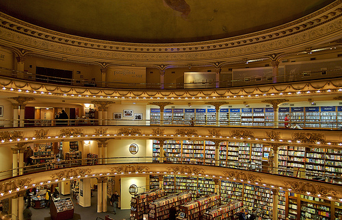 Librería El Ateneo Gran Splendid (clickear para agrandar). Foto: crédito David www.flickr.com/photos/davidw